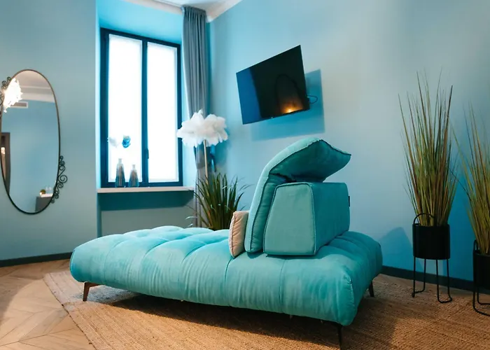 公寓 Angelina's Suite&spa Con Parcheggio Privato 科莫