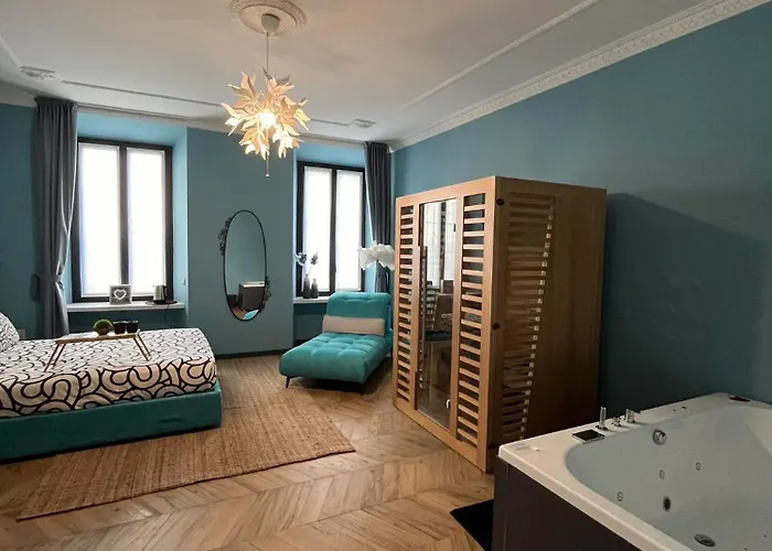 شقة Angelina's Suite&spa Con Parcheggio Privato كومو